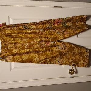 Natural Batik Village Wide Leg Pants